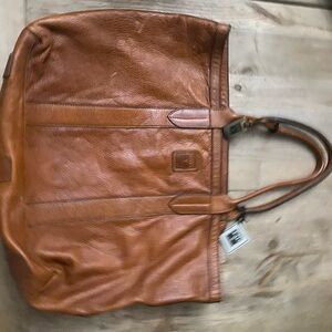 Frye Brown Leather Tote Bag